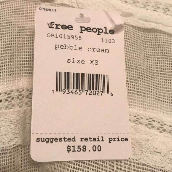 NWT Free People Lace Trimmed Sheer Tunic - Size XS - Picture 13 of 14